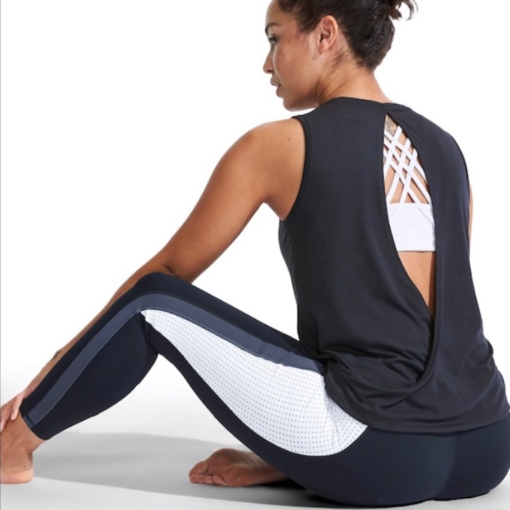 Athleta Colorblock Contender 7/8 Tight